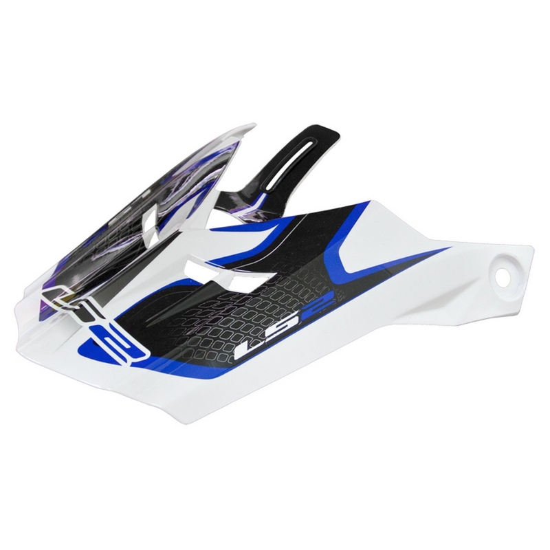 Vizir za kacigu LS2 PEAK MX456 Compass bijelo-plavi