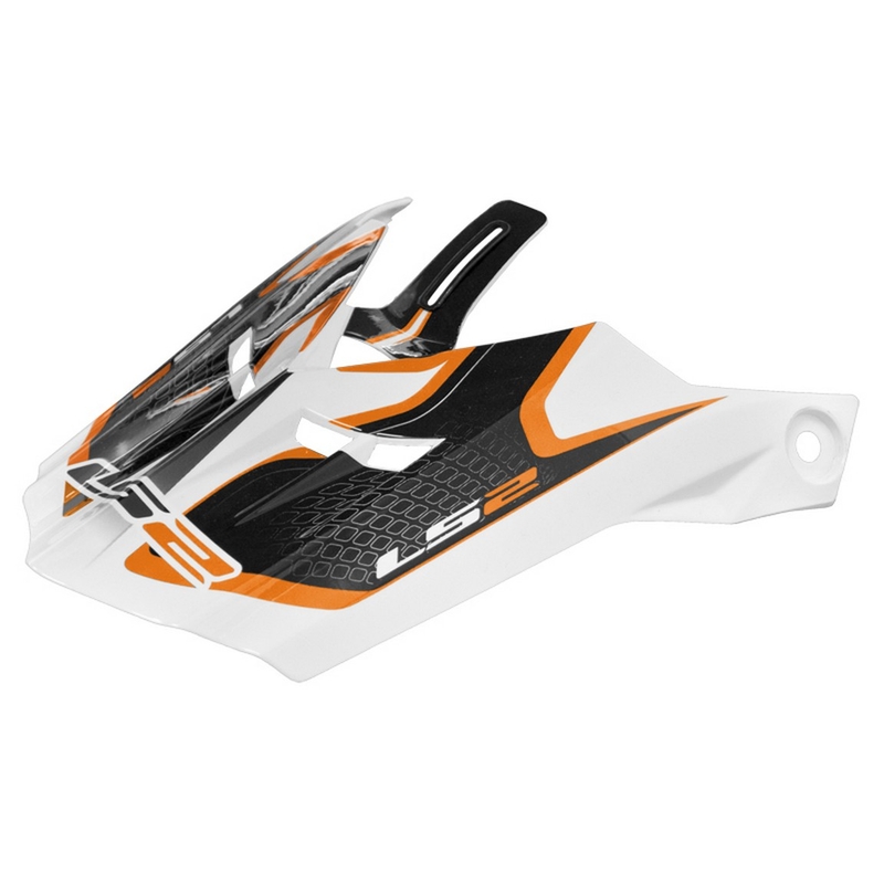 Vizir za kacigu LS2 PEAK MX456 Compass bijelo-narančasta rasprodaja