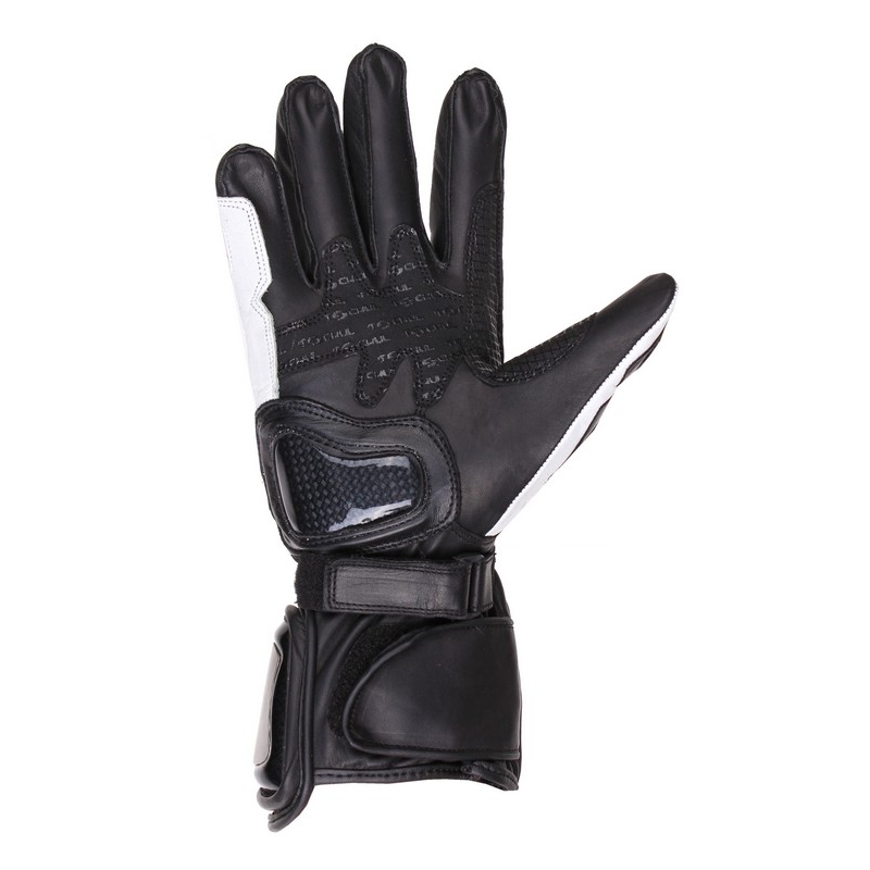 Motociklističkih rukavica Tschul 260 crno bijele rasprodaja