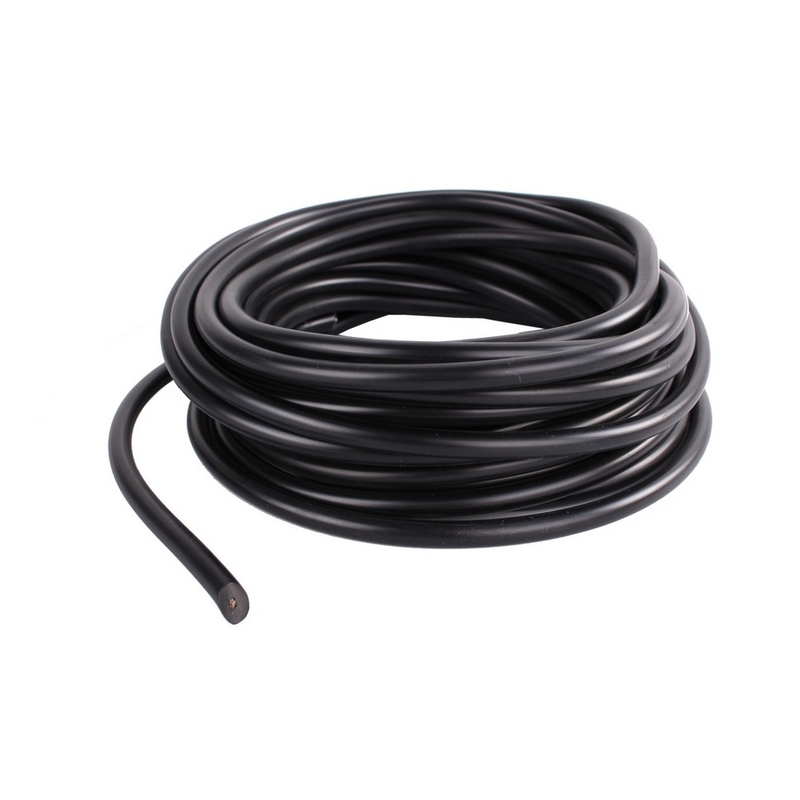 Silikonový kabel zapalování 1m - černý