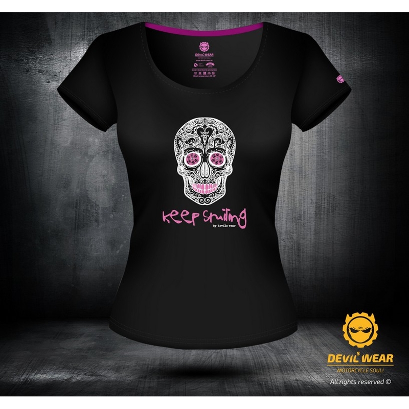 Ženska majica kratkih rukava Devils Wear - Keep Smilling rasprodaja