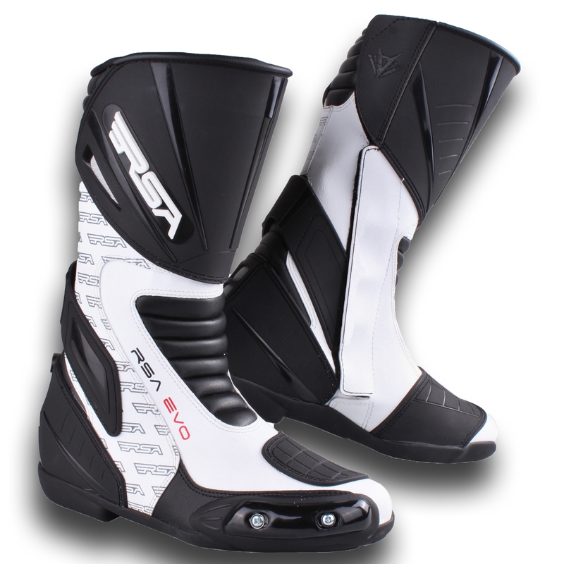 Motorističkih čizama RSA Evo crno bijele rasprodaja