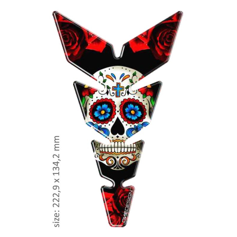 Ispis naljepnice spremnika goriva - MOON Slim Mexican Tatoo