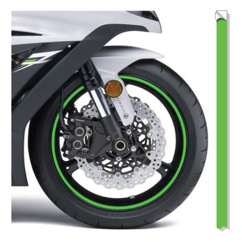 Reflektirajuća traka za felge Print fluo zelena