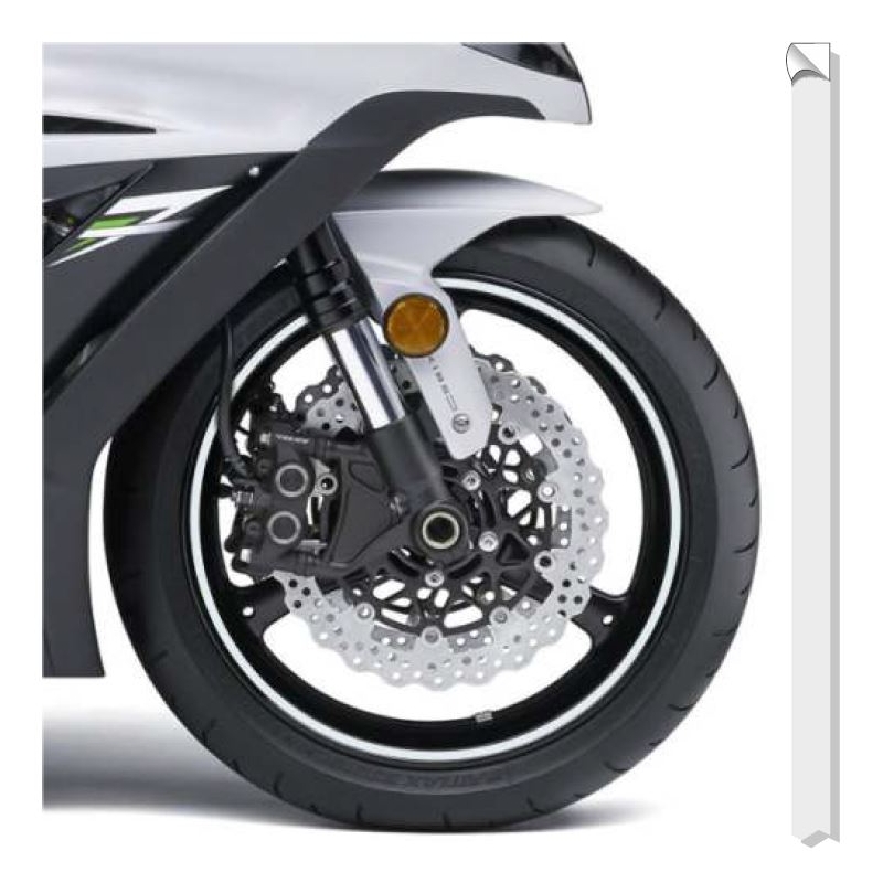 Reflektirajuća traka za felge Print bijela