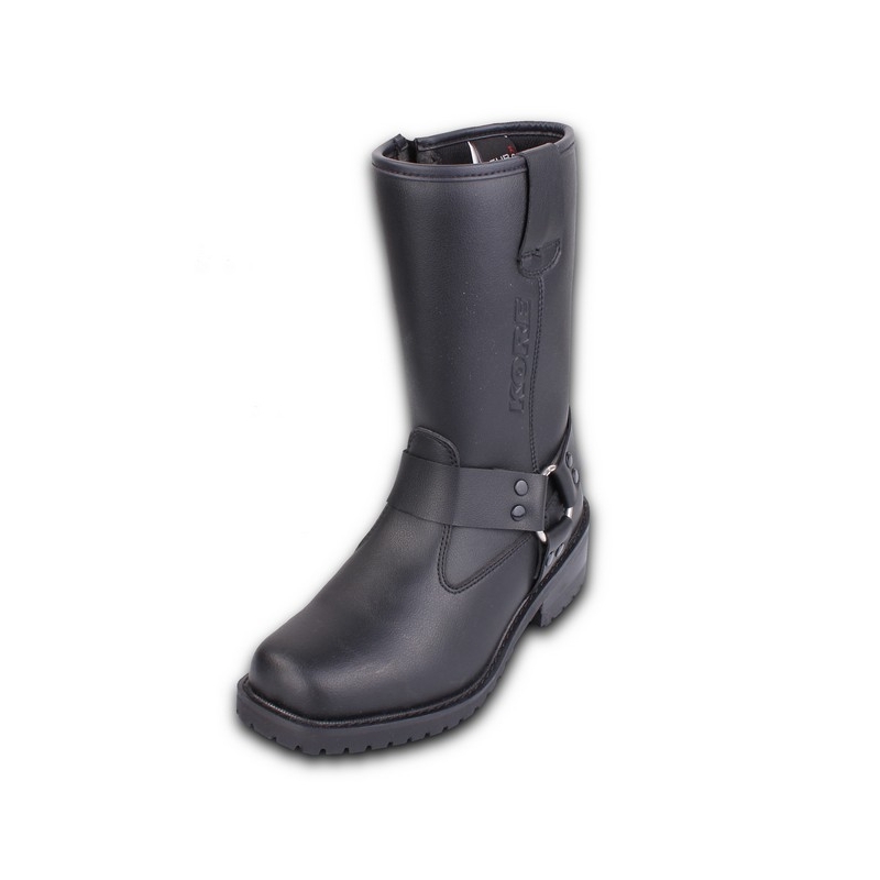 Kore Crne motociklističke čizme s kopčom, crna rasprodaja