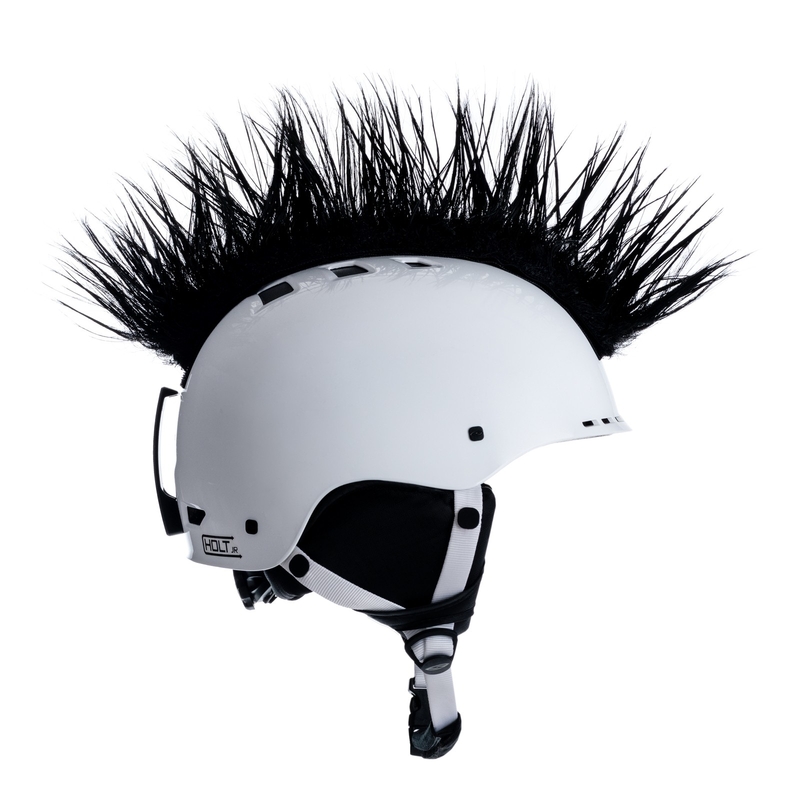 Wiggystyle Mohawk kaciga crna
