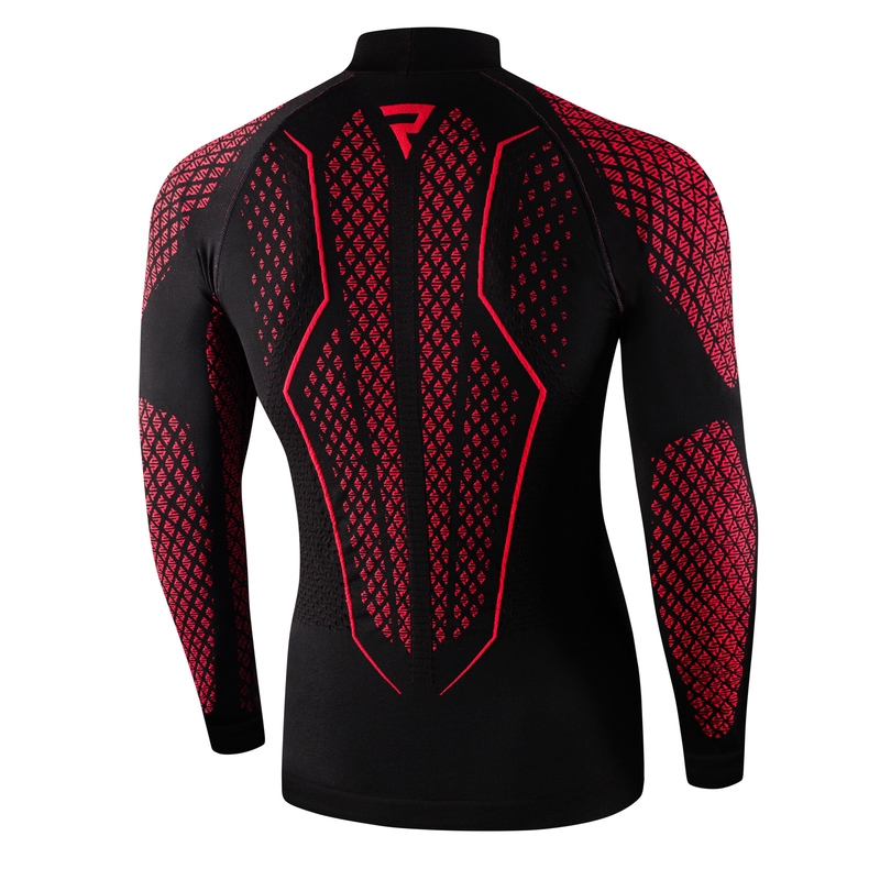Termo majica Rebelhorn Therm II crno-crvena