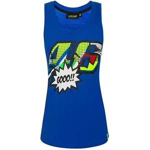 Ženska majica bez rukava VR46 Valentino Rossi POP ART plava