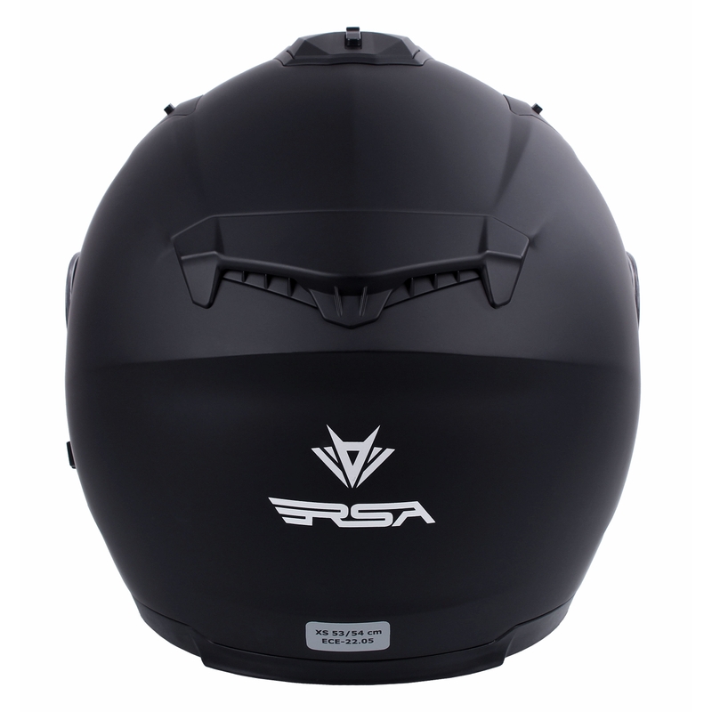 Otvorena motociklistička kaciga RSA Active crna mat