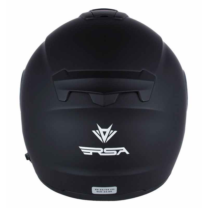 RSA Rival preklopna motociklistička kaciga, mat crna