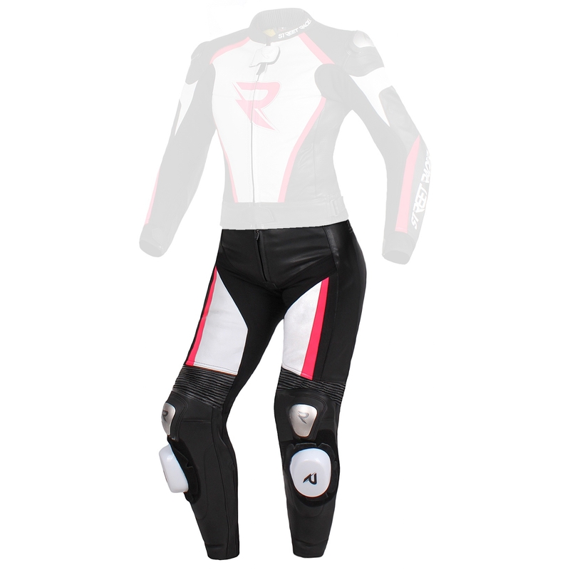 Ženske hlače Street Racer Kiara crno-bijele-fluo roze - II. kvaliteta