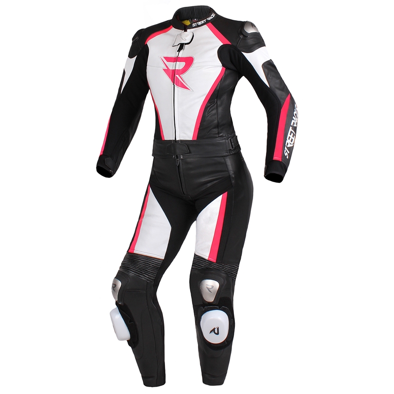 Ženske hlače Street Racer Kiara crno-bijele-fluo roze - II. kvaliteta