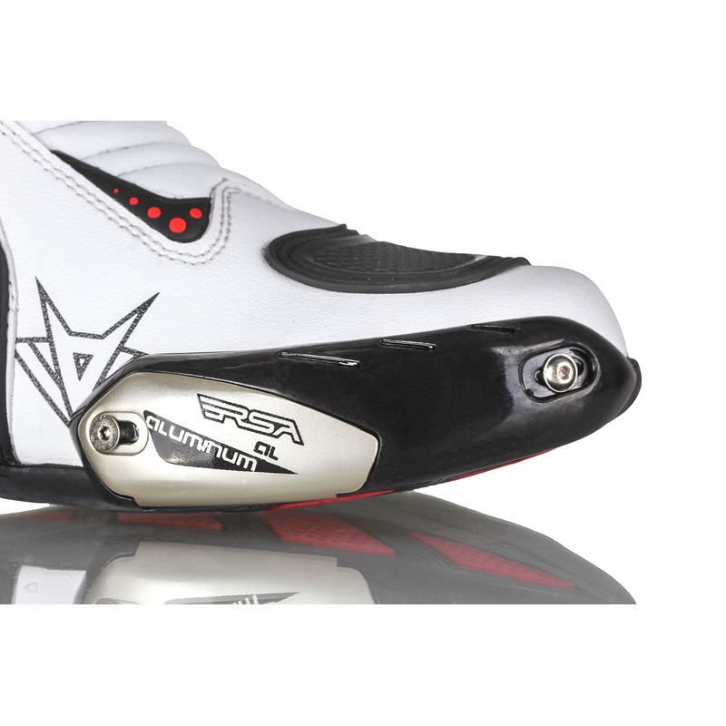 Motorističke čizme RSA GP-01 crno-bijele