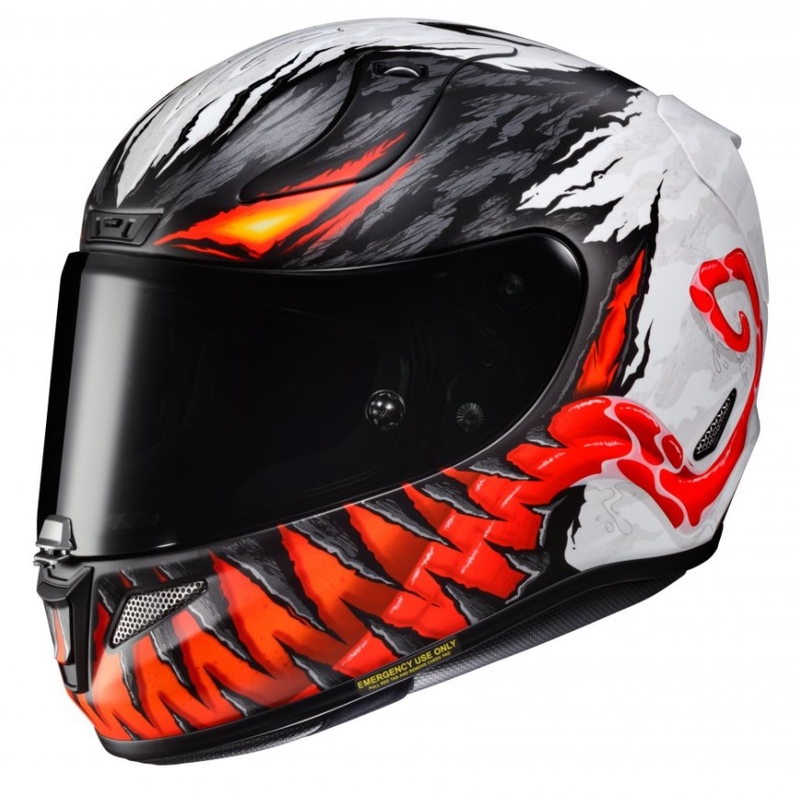 Integralna motociklistička kaciga HJC RPHA 11 Anti Venom MC1SF crno-bijelo-crvena