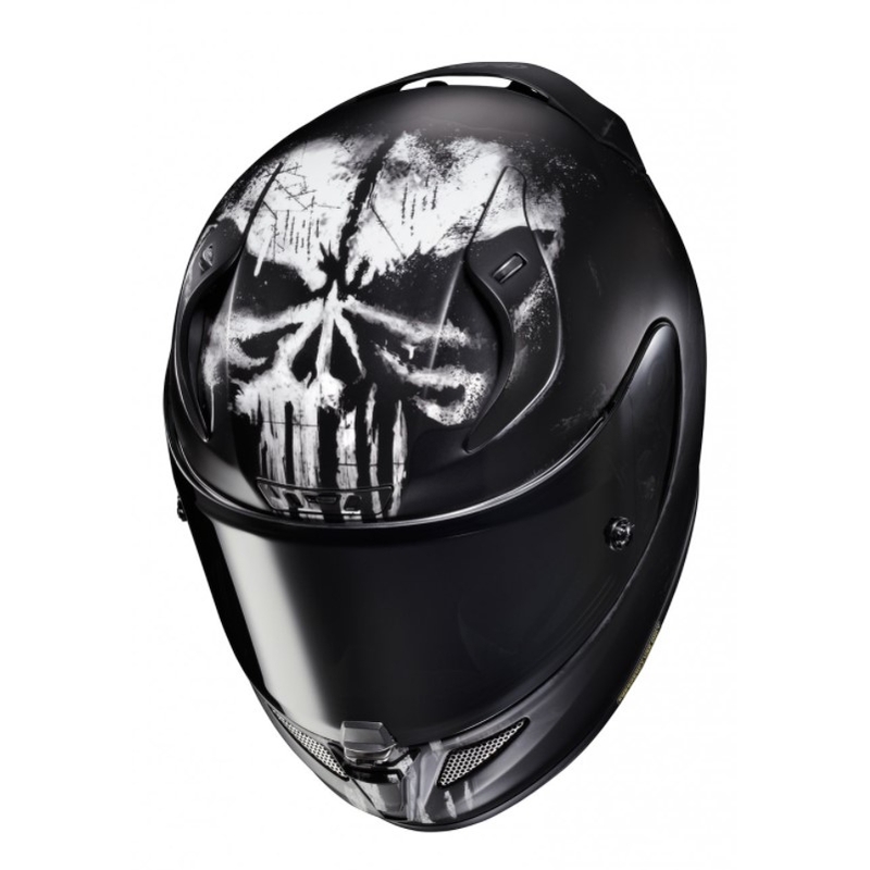 Integralna motociklistička kaciga HJC RPHA11 Punisher MC5SF bijelo-crna