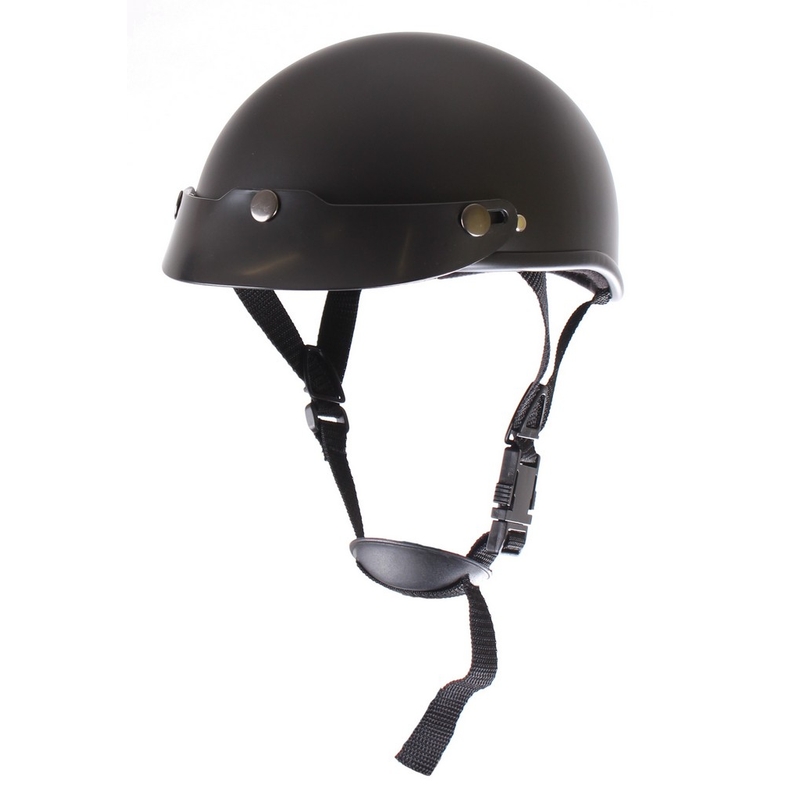 Motociklistička kaciga RSA Chopper crna mat - II. kvaliteta