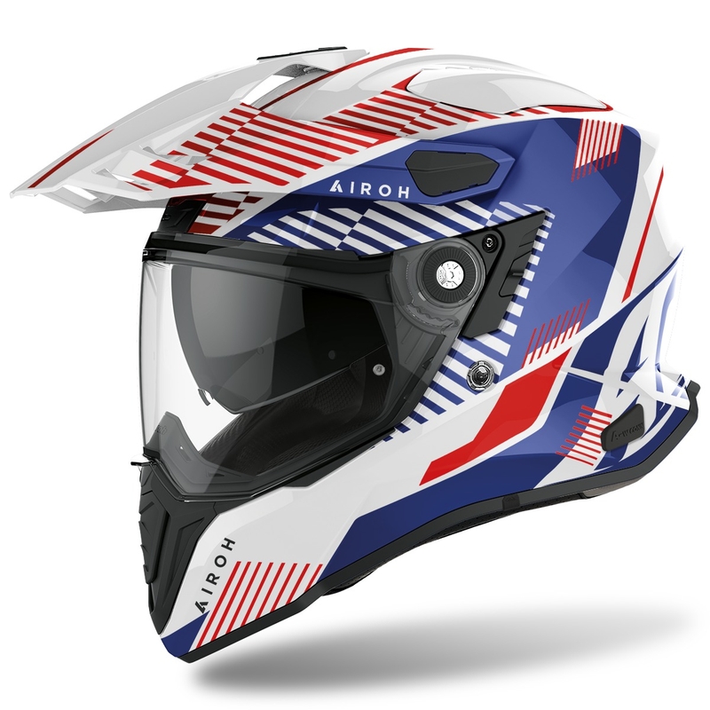 Enduro kaciga Airoh Commander Boost 2022 plavo-bijela sjajna rasprodaja