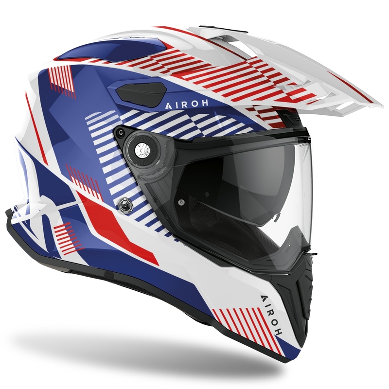 Enduro kaciga Airoh Commander Boost 2022 plavo-bijela sjajna rasprodaja