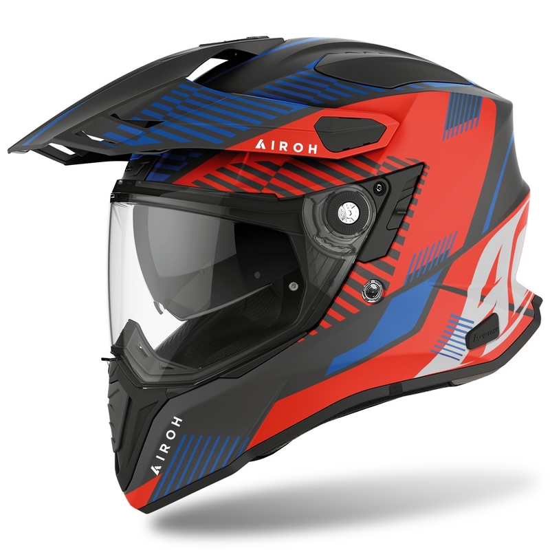 Enduro kaciga Airoh Commander Boost 2022 plavo-crvena mat