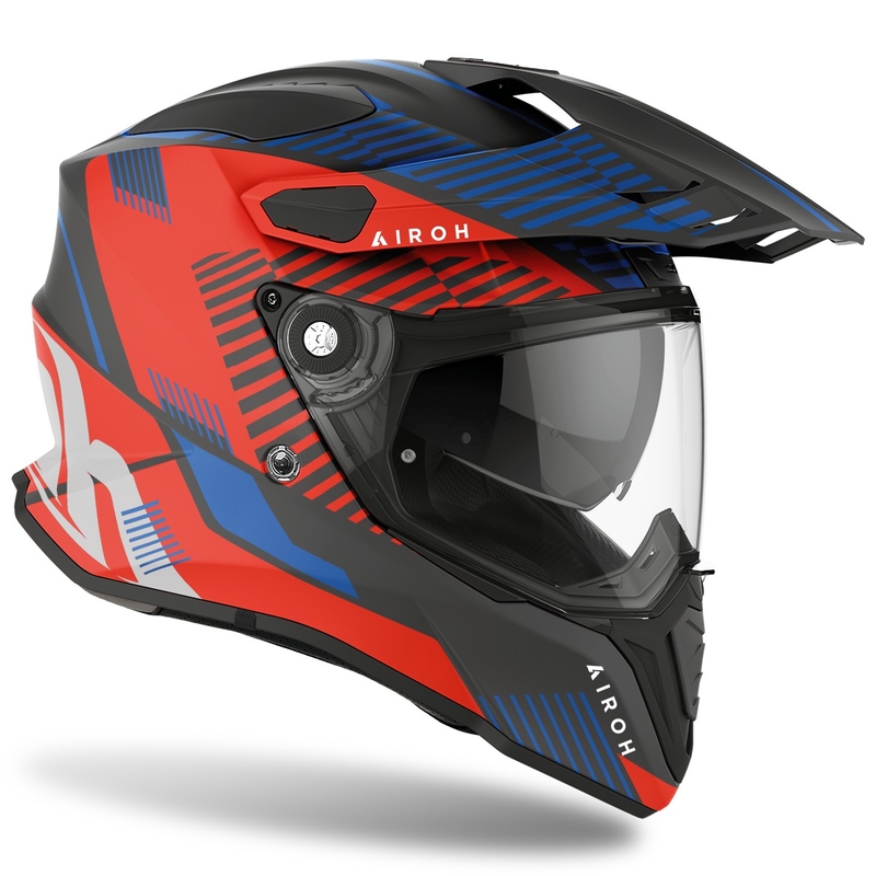 Enduro kaciga Airoh Commander Boost 2022 plavo-crvena mat