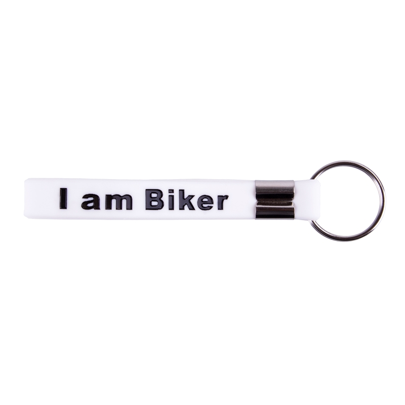 MotoZem privjesak za ključeve bijele boje