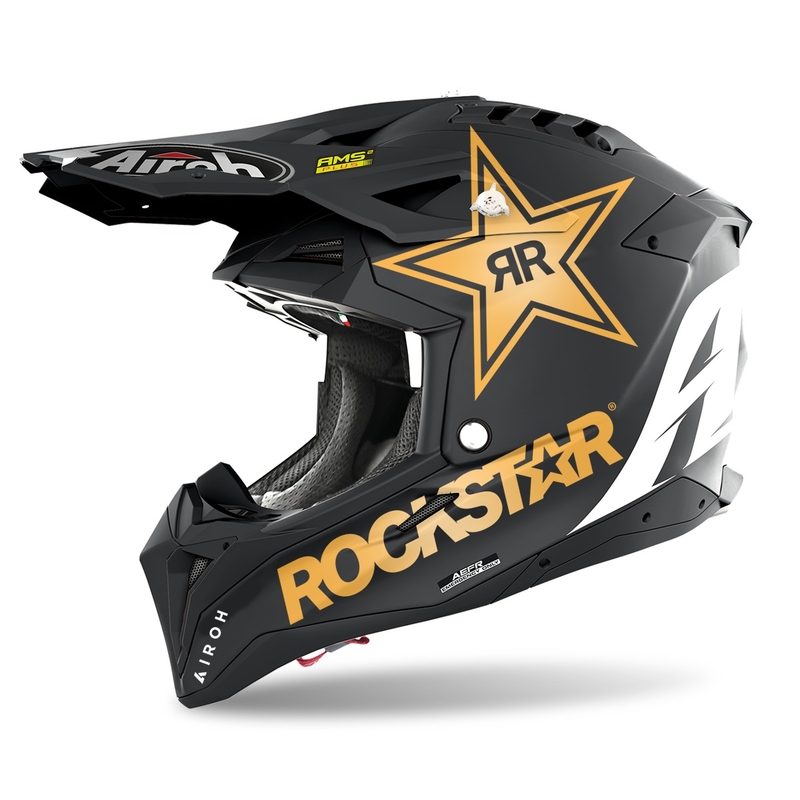 2022 Airoh Aviator 3.0 Rockstar Motocross kaciga crna mat rasprodaja