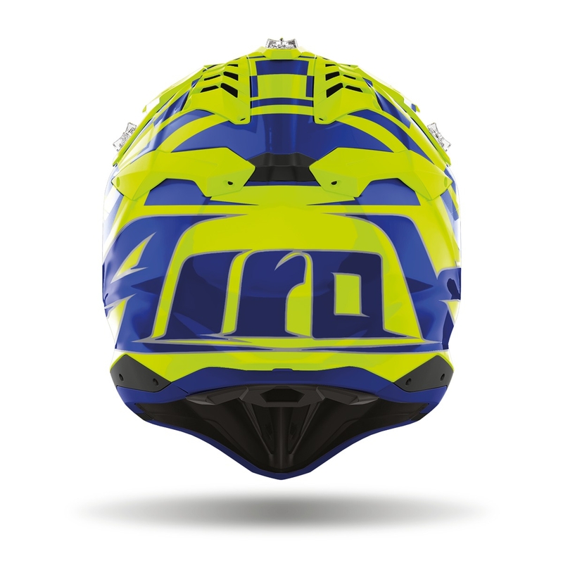 Airoh Aviator 3.0 TC21 2022 Blue Fluo Yellow Glossy Motocross kaciga rasprodaja