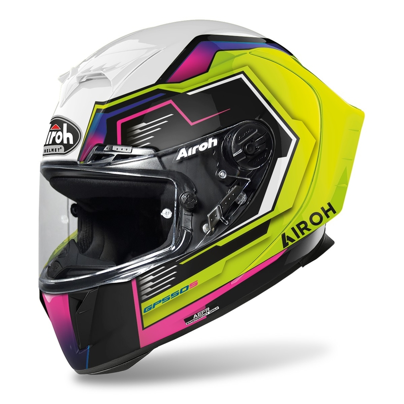 Integralna motociklistička kaciga Airoh GP550 S Rush 2022 višebojna sjajna