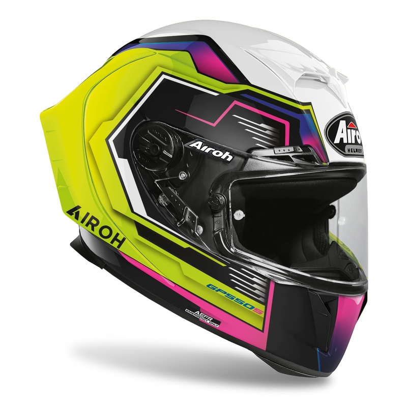 Integralna motociklistička kaciga Airoh GP550 S Rush 2022 višebojna sjajna