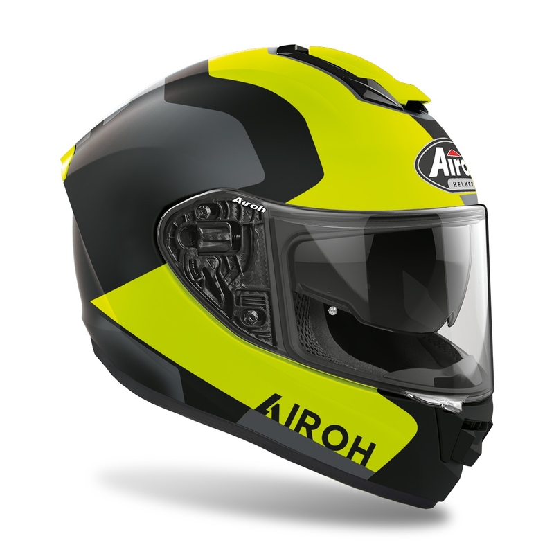 Airoh ST.501 Dock 2022 Motociklistička kaciga s punim licem Fluo Yellow Matte rasprodaja