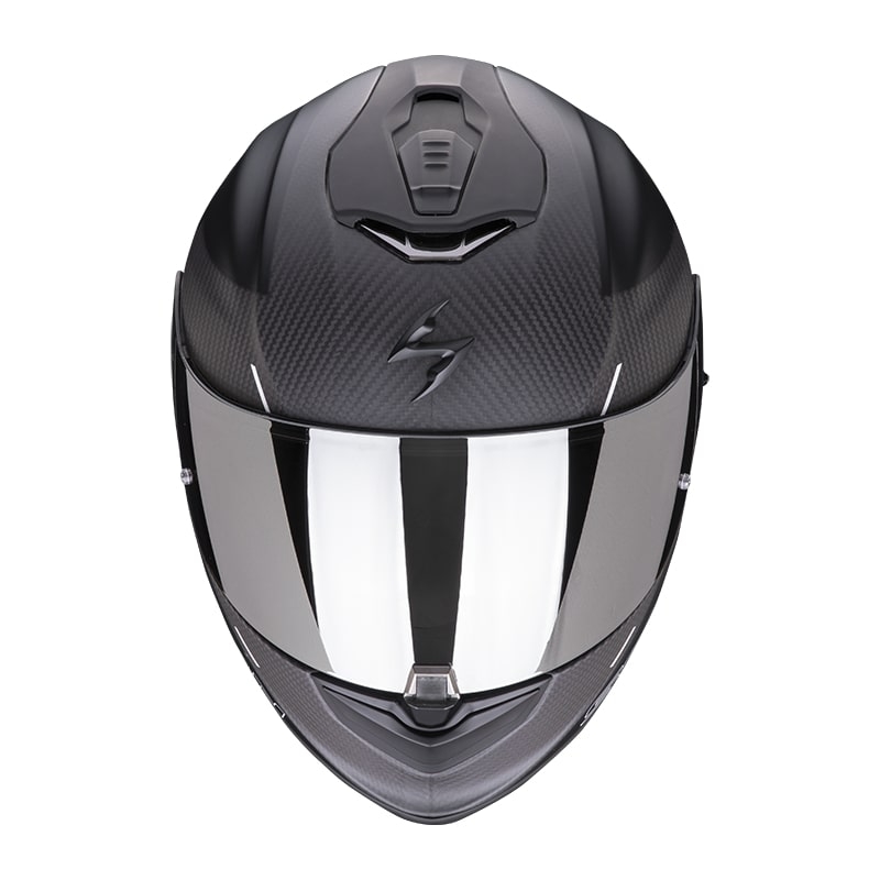Integralna motociklistička kaciga Scorpion EXO-1400 Carbon Air Drik crno-zelena mat