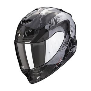 Integralna motociklistička kaciga Scorpion EXO-1400 Carbon Air Cloner srebrna