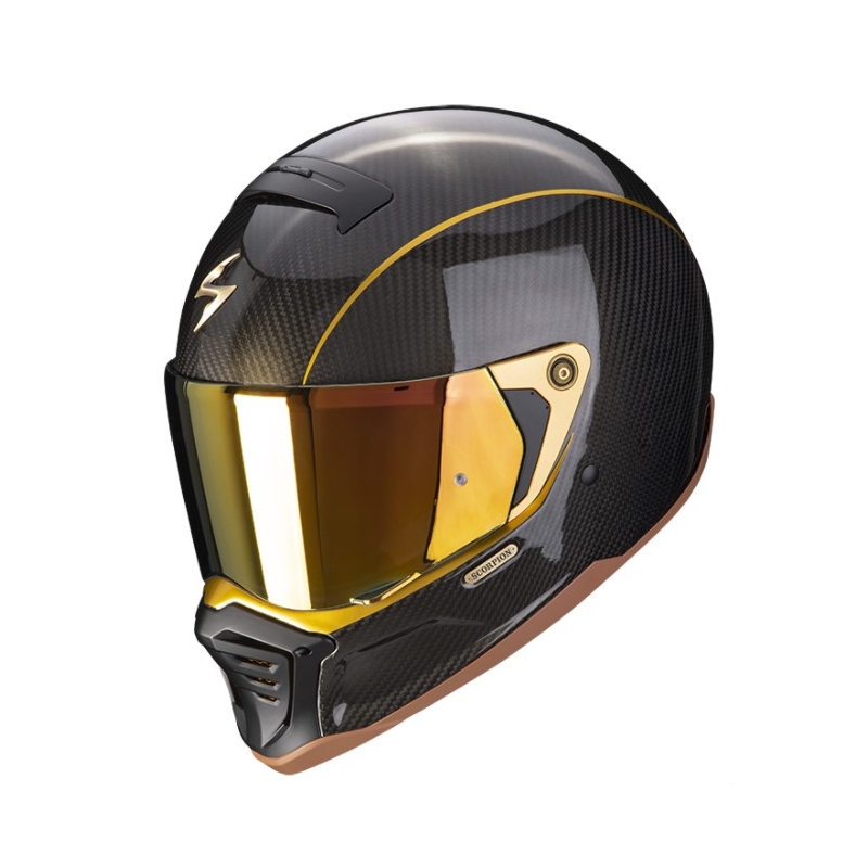 Scorpion EXO-HX1 Carbon SE crno-zlatna integralna motoristička kaciga