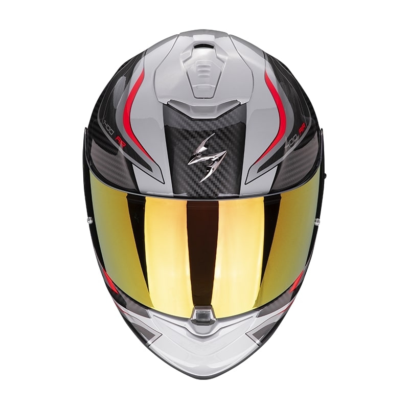 Integralna motociklistička kaciga Scorpion EXO-1400 Air Attune sivo-crno-crvena rasprodaja