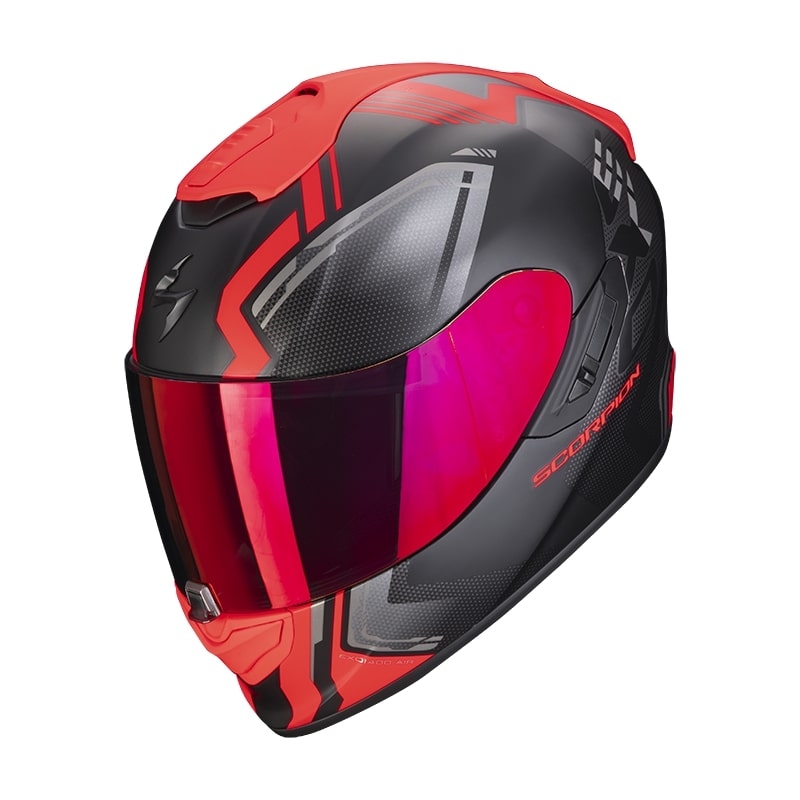 Integralna moto kaciga Scorpion EXO-1400 Air Corsa crno-crvena mat