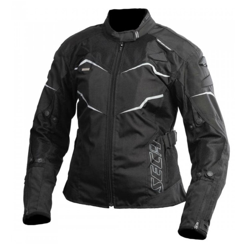 Ženska motoristička jakna SECA Stream III crna rasprodaja