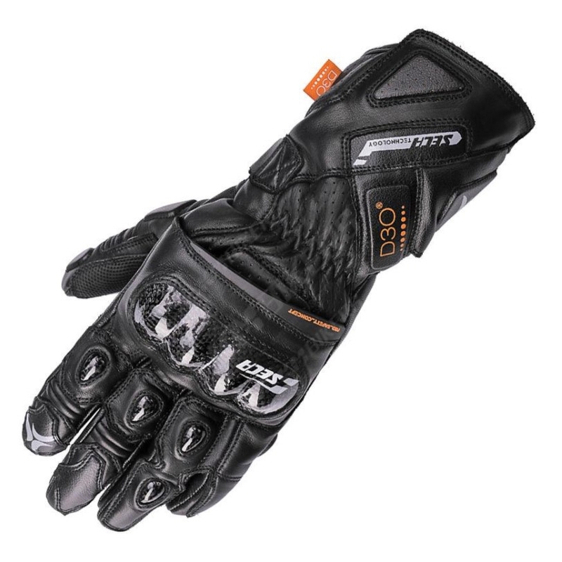 SECA Trackday moto rukavice crne rasprodaja