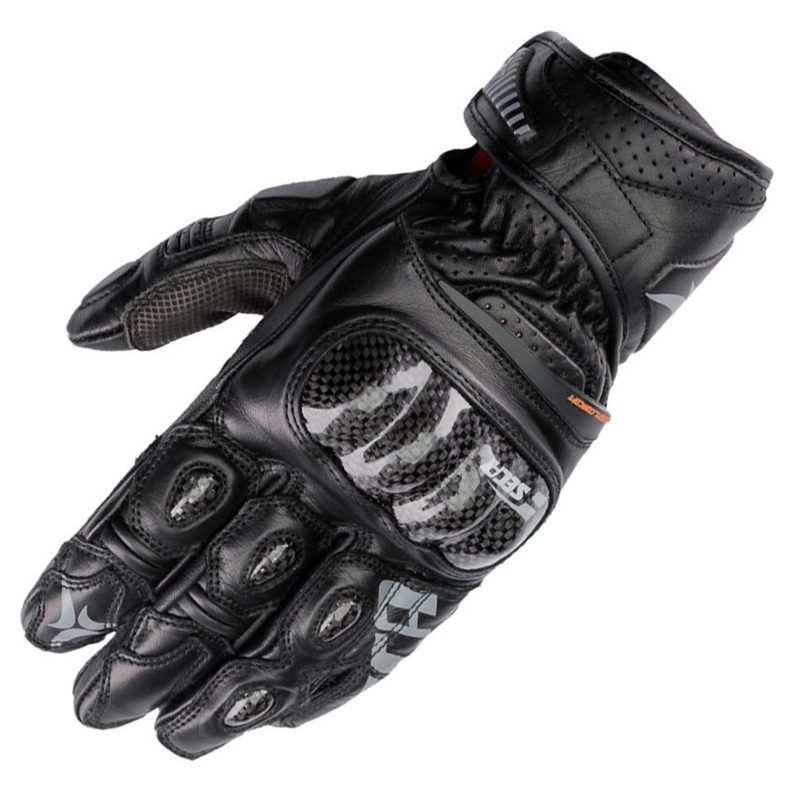 Motociklističke rukavice SECA Trackday Short crne