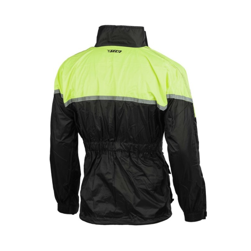 Motociklistička kišna jakna SECA Rain crno-fluo žuta rasprodaja