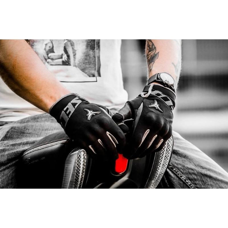 SECA X-Stretch motociklističke rukavice crno-sive rasprodaja