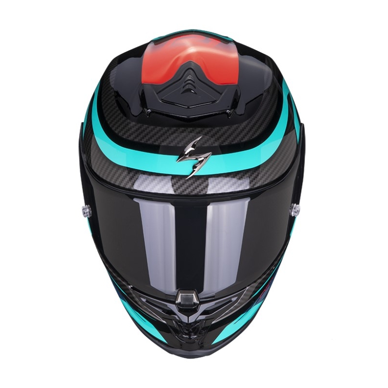 Integralna moto kaciga SCORPION EXO-R1 AIR VATIS crno-plavo-crvena