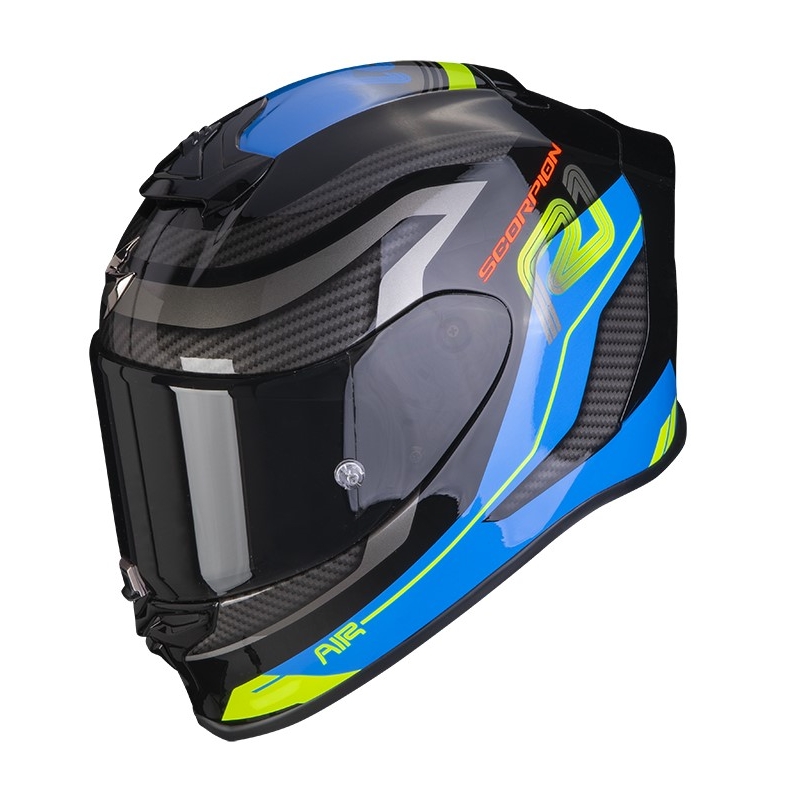 Integralna motoristička kaciga SCORPION EXO-R1 AIR VATIS crno-plava