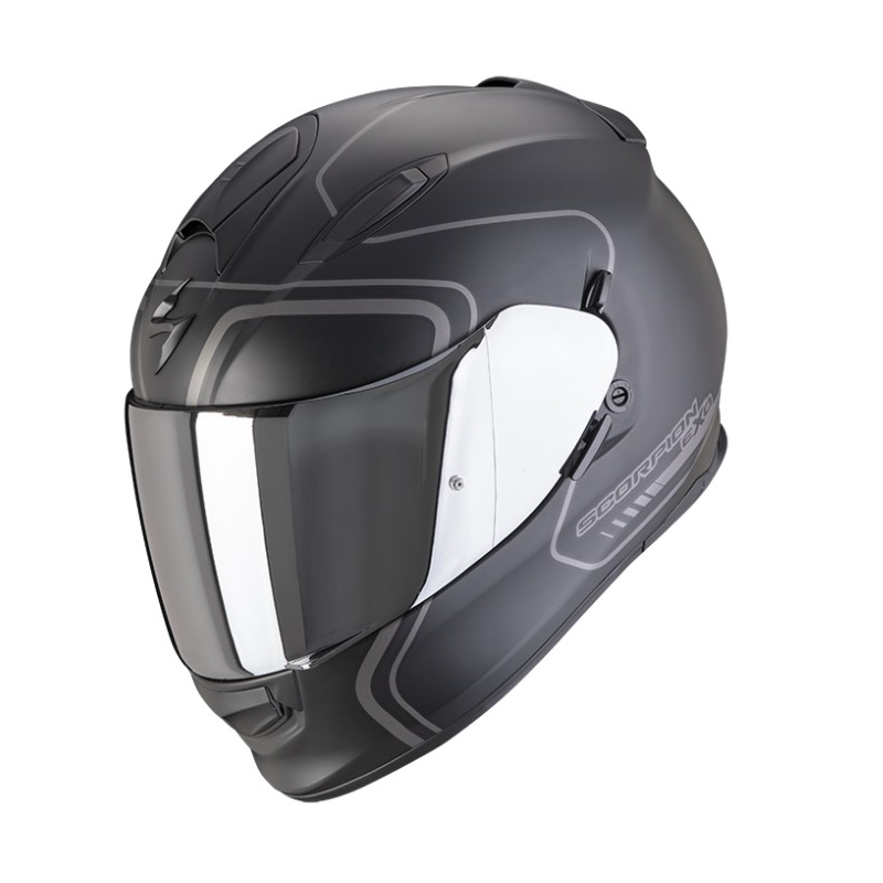 Integralna motoristička kaciga SCORPION EXO-491 WEST mat crno-srebrna