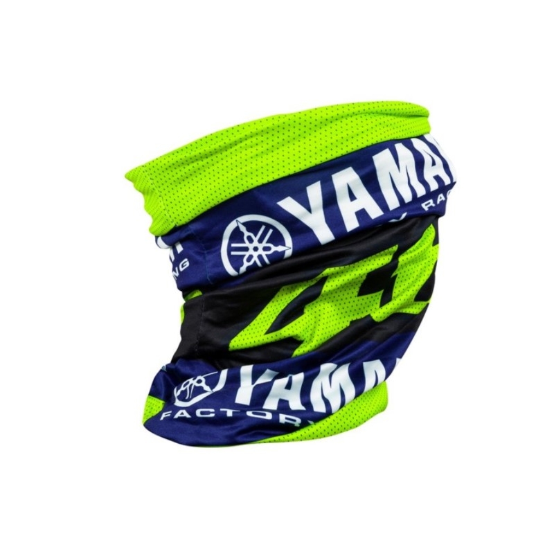 Steznica za vrat VR46 Valentino Rossi Yamaha plavo-fluo žuta