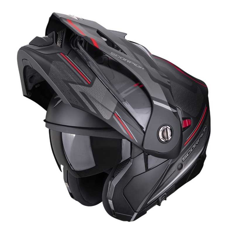 Motociklistička kaciga SCORPION ADX-2 CARRERA mat crno-crvena
