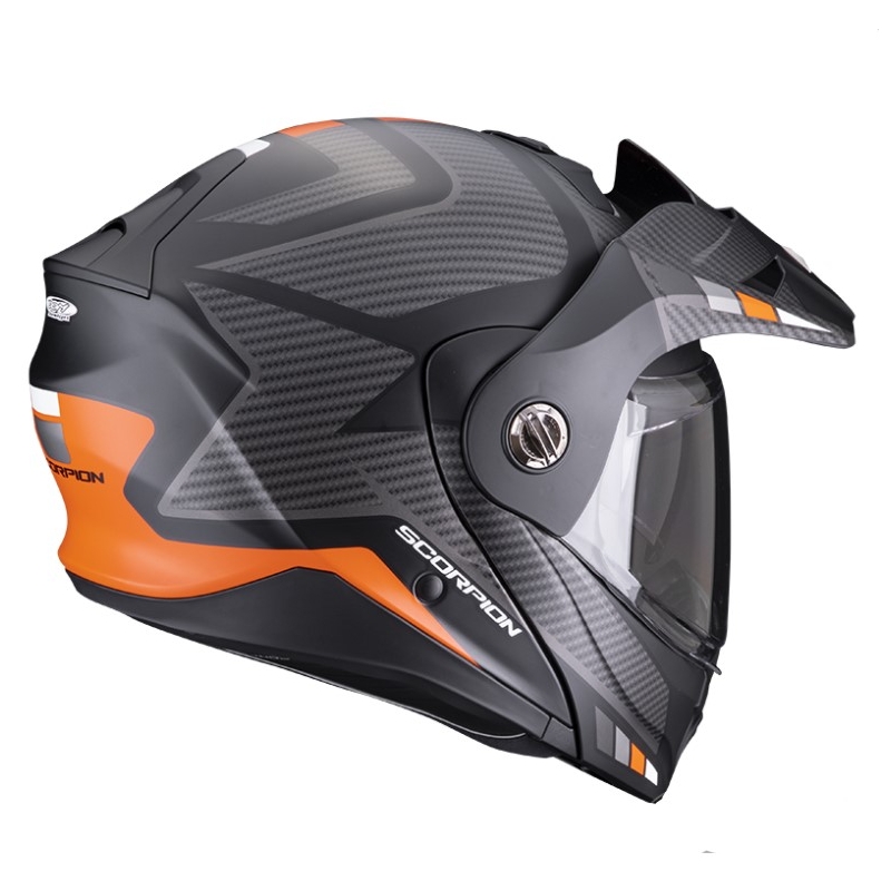 Motociklistička kaciga SCORPION ADX-2 CAMINO crna-srebrna-narančasta rasprodaja