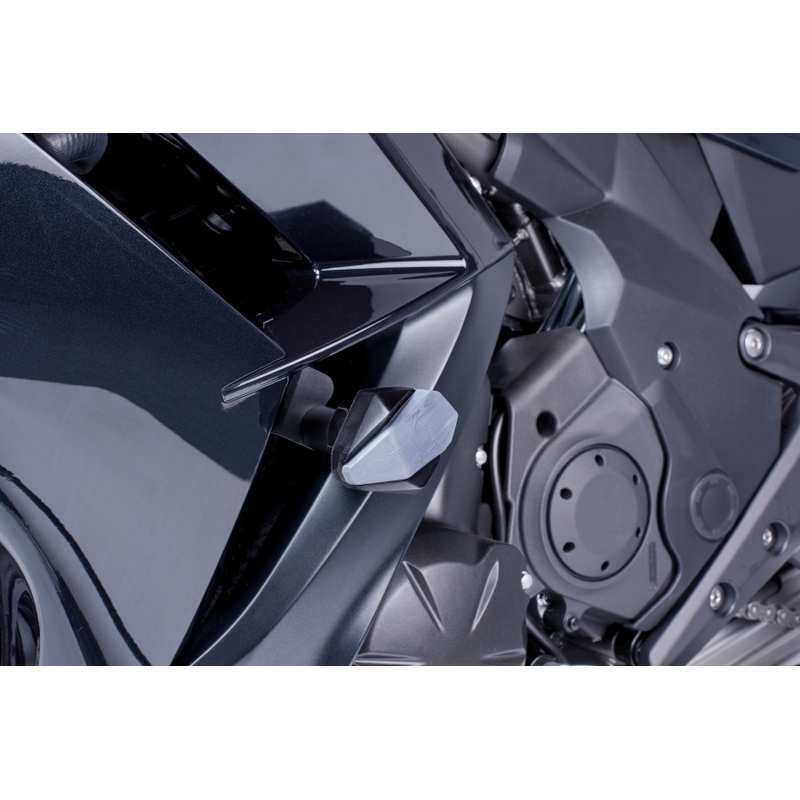 Štitnici od sudara Puig R12 - Kawasaki ER-6F (12-15) crni