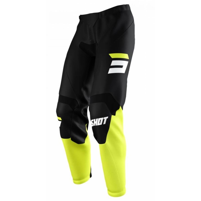 Shot Raw Burst Crno-Fluo Žute motokros hlače rasprodaja