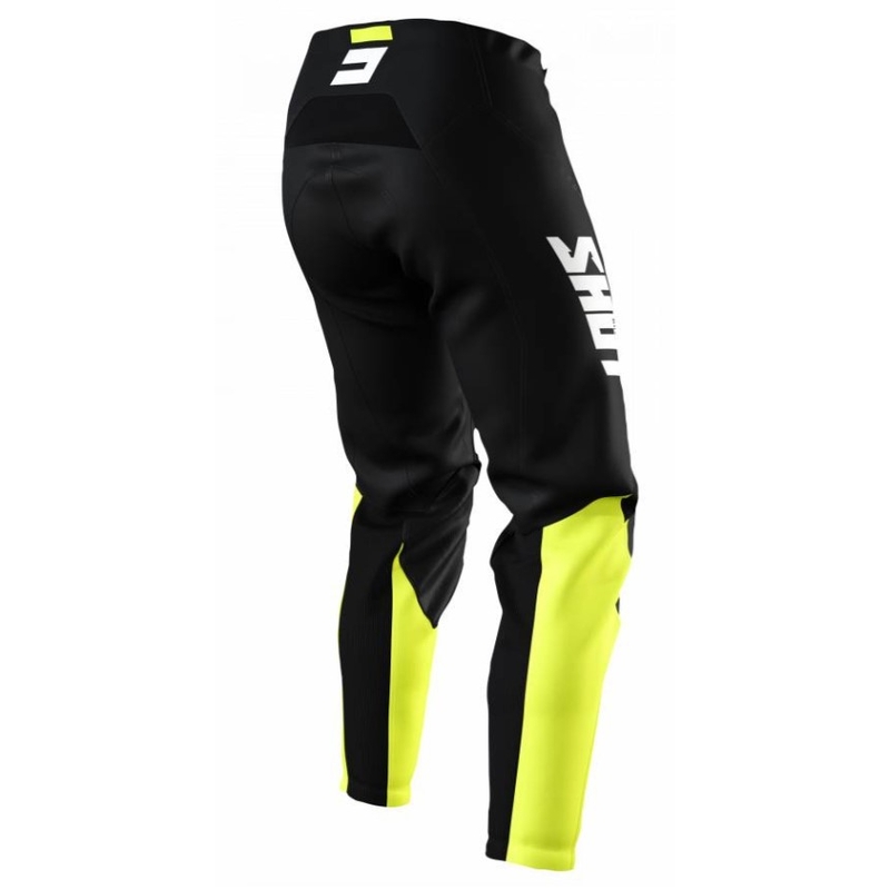 Shot Raw Burst Crno-Fluo Žute motokros hlače rasprodaja